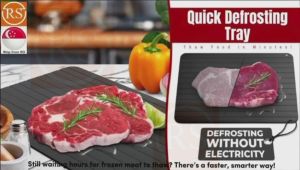 Fast Defrosting Tray Meat Thaw Plate Kitchen Quick Defrost Frozen Food