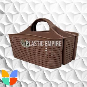 Rattan Multiple Soap Basket Shower Caddy Utensil Caddy with 6 Compartments