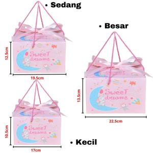 Goodie Bag Motif Kartun Kotak Kado Berpita Tas Bingkisan Hadiah Hampers Ulang Tahun Anak Paper Bag Snack Karakter Kotak Souvenir Box Kue Tentengan Souvenirs Party Supplies HHG