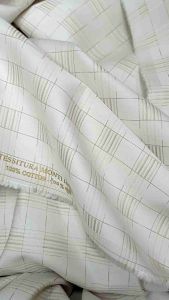 Best Quality!! Katun monti original / Kain Kemeja Katun monti tessitura india motif kotak ( Harga 05 mtr)