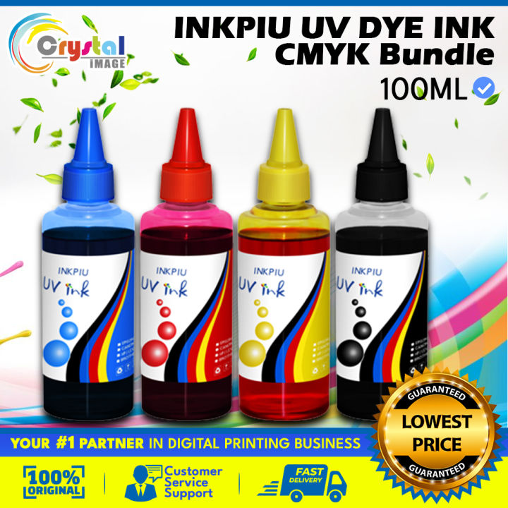 Inkpiu UV Dye Ink 100ml Universal Refill Ink for Inkjet Compatible