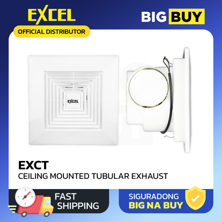 Excel - Ceiling Mounted Tubular Exhaust Fan | Lazada PH