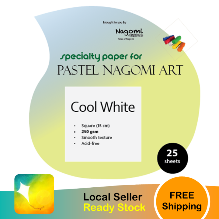 250 gsm Pastel Nagomi Art Papers Square / A5 Acid free Sketch