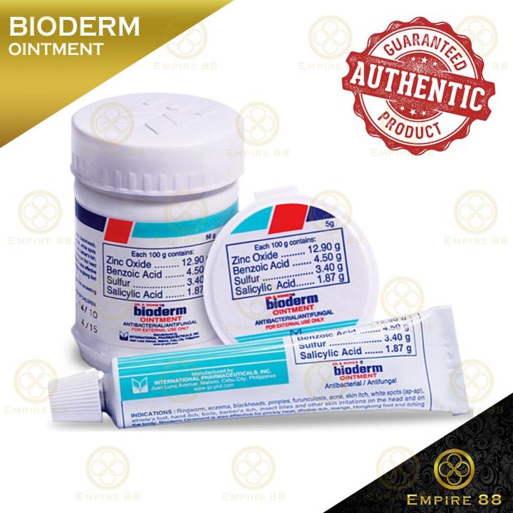 Bioderm Ointment Cream by DR. S. WONG Antifungal/Antibacterial 5g (Tube