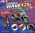 โช้คหลัง Profender Wave Flash-Series Drag W110i  ปี 11-ON W125i ปี 18-ON Dream Super Cub 2023 ไฟกลม ยาว 320-310 มิล (1 คู่) จำหน่ายจากร้าน Super MOTO. 