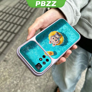 PBZZ Case for XIAOMI POCO M4 PRO 5G phone casing Softcase Silicone shockproof Cover new design aesthetic cute purple for girls Cartoon swimming KNYC2