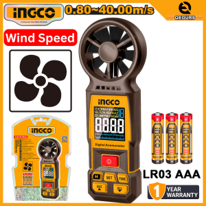INGCO DIGITAL ANEMOMETER | WIND SPEED METER | HETAN031