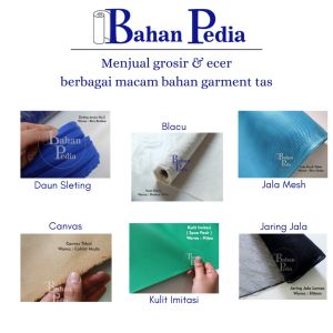 Kain Spunbond 100gsm Bahan Puring Furing 100x160cm - Coklat Muda