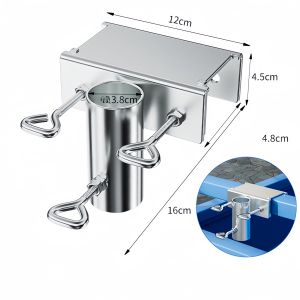 ขาตั้งร่ม ตัวล็อคร่มยึดราว ที่ยึดร่ม สำหรับยึดที่บังแดดบังฝน ที่วางร่มกันแดด ขายึดร่ม สำหรับรถเข็น สำหรับแม่ค้า สำหรับชายหาด