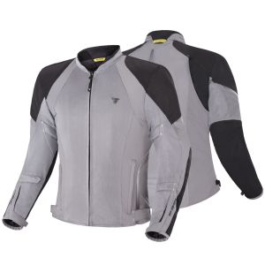SHIMA JET Men Motorcycle Jacket - Grey