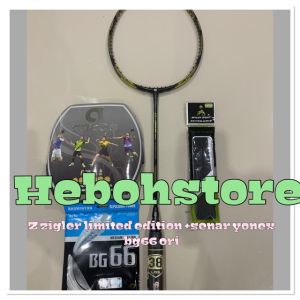 Raket Badminton PROMO APACS Z ZIGGLER NEW LIMITED EDITION +free senar YONEX BG66 original kuat 38lbs