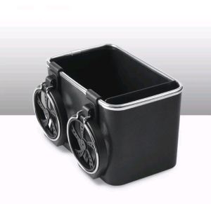 Car Storage Box Multifungsi/ Tempat Kotak Penyimpanan Botol Minum Tissue Mobil Serbaguna Dengan 2 Cup Holder/Tempat Tissue Mobil Multifungsi
