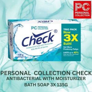 PERSONAL COLLECTION CHECK ANTIBACTERIAL AND MOISURIZER SOAP 125GRAMS
