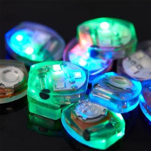 CHOMI SHOP 10Pcs Plastic LED Shoe Light Glowing Luminous Vibrating Light Sandal Accessories Miniature Movement Electronics Lamp Woman Men
