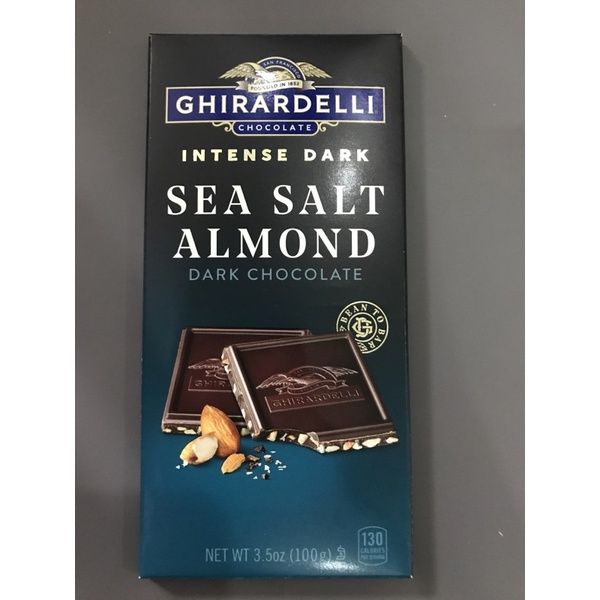 KJJGhirardelli Intense Dark Sea Salt Almond Dark Chocolate Lazada PH