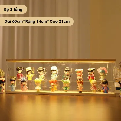 Tủ Kính Mika Trong Suốt Kệ Hộp Trưng Bày Mô Hình Nước Hoa Lego Nhân Vật Yêu Thích Acrylic