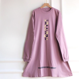 Tunik Wanita Dewasa Jumbo Nagita Tunic Bahan Kaos Katun Combed Atasan Wanita Oversize Kekinian