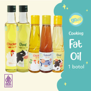 Grouu Fat Oil / Minyak Lemak - MPASI BB Booster (Lemak Ayam Lemak Sapi Minyak Kelapa Chicken Fat Beef Fat Coconut Oil) MPASI