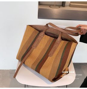 Tote Bag Wanita Import Bahan Kanvas Canvas Tas Tote Wanita Fashion Ada Resleting Tas Bahu Wanita Shoulder Bag Wanita 335083 3508 71877