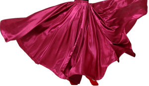 Women Satin Full Circle Ankle Length Swing Long Skirt Maxi Shiny Skirt for Party Cosplay Belly Dance Performance Costume