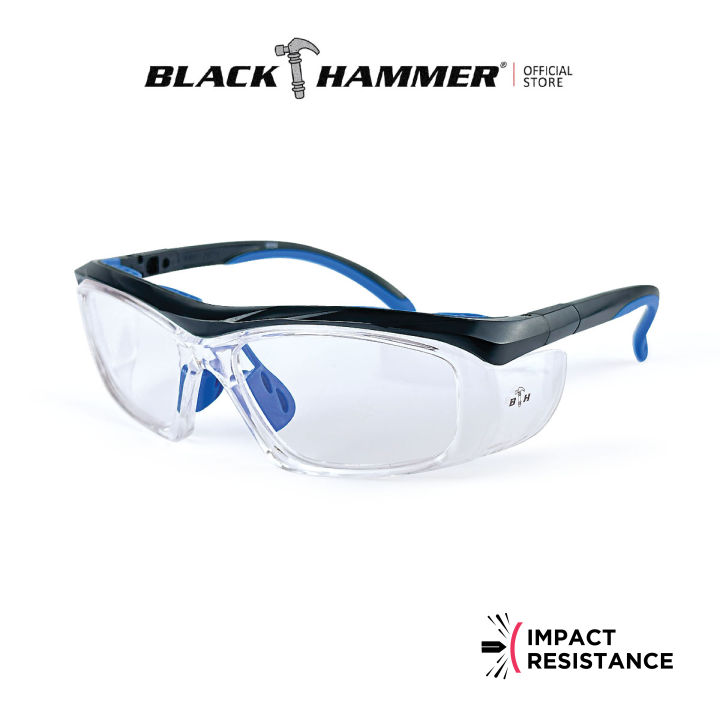 Black Hammer Prescription Safety Glasses BH9004 (Not including