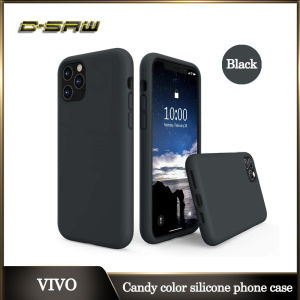 Ốp Điện Thoại C-SAW Bằng Silicon Mềm Màu Kẹo Ngọt Cho Vivo Y11 Y12 Y15 Y17 Y19 Y91c Ốp Lưng Bảo Vệ Tpu Cho Vivo Y91 Y93 Y95