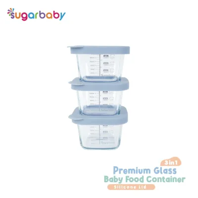 SUGARBABY PREMIUM GLASS BABY FOOD CONTAINER