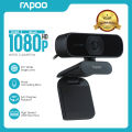 Rapoo C260 HD Web Camera 1080P With Microphone Webcam For Laptop CMOS 2 Megapixels Rotate Freely USB Interface. 