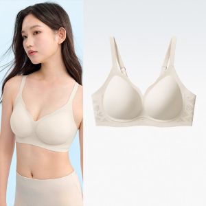 Miiow bra for women Wireless Bra Honeycomb Breathing Cup Seamless Push-up Breathable Bra