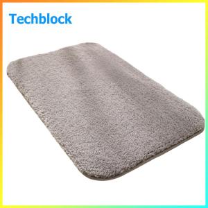50x80cm Bathroom Door Mat Water Absorbent Bathroom Rug Plush Thickened Floor Mat Long Hair Plain Solid Color for Bedroom Entryway Machine for Bathroom