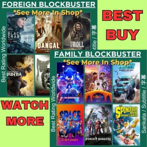 [KOLEKSI 53 MOVIE USB] FAMILY CGI FOREIGN COMBO MOVIE COLLECTION PENDRIVE | SUBTITLES ENGLISH MALAY CHINESE
