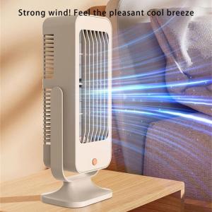 พัดลมทาวเวอร์แบบชาร์จไฟได้1200มิลลิแอมป์3ปรับความเร็วได้อุปกรณ์ทำความเย็นพัดลมตั้งโต๊ะสำหรับใช้ที่สำนักงานที่บ้านในร่ม