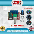 DC MOTOR SPEED CONTROLLER  MODULE, 5A 90W 4.5V-35V, ADJUSTABLE SPEED REGULATOR CONTROL BOARD SWITCH. 