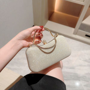 Túi xách nữ cốp đi tiệc cưới đi chơi sang trọng quai xách đính kim tuyến lấp lánh bling bling hàng quảng châu - A 281