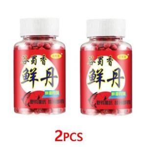 Freshwater Fish Bait Red Porous Pellets Fishing Attractant for Carp Bream