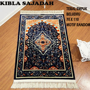 SAJADAH DEWASA BELUDRU VELVET TERBARU RAUDAH EDITION UKURAN 70X110