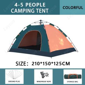 6 Person Camping Tent Easy Setup Automatic Tent Waterproof Windproof for Hiking Tent for Camping