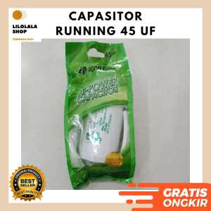 Capasitor 45 UF ICAR Ecofill Kapasitor running bulat AC Pompa Kulkas Capacitor 400/450 Volt