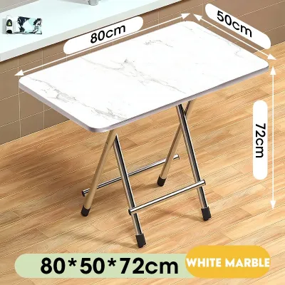 Foldable Table Portable Dining Table for Kitchen Multi-Purpose Outdoor Picnic Simple Table Study Table for Household Save Space