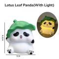 1 Piece Cartoon Cute Vinyl Panda LED Night Light Auto Dashboard Ornament Bedroom Lamp DIY Decoration Children's Gift. 