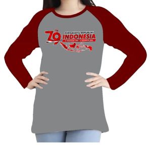 Kaos Wanita Lengan panjang/ Kaos atasan Wanita Dirgahayu 78 DTF / Kaos Cewek/ Kaos Oblong/ Kaos BajuTshirt Atasan/Kaos Raglan lengan / Kaos Raglan Lengan Panjang/ Baju Wanita/ Baju Cewek/ Baju Tshirt/ Baju Oblong/ Kaos Raglan/ Baju Raglan