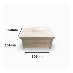 Small Wooden Stool With Rubber Wood