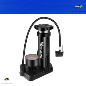 bike/ Bicycle Pump With Gauge Foot Pedal Portable Inflator MTB Bike Cycling Pump
