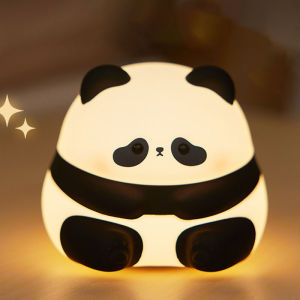 Đèn ngủ silicon panda ngộ nghĩnh dễ thương - Món quà tặng ý nghĩa - Chất liệu silicon an toàn - 3 mức độ sáng