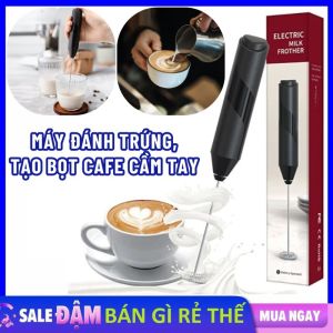 Máy Đánh Trứng Máy Tạo Bọt Cà Phê Mini Cầm Tay Dùng Pin 2A Cao Cấp - Máy Khuấy Cafe Tự Động - Cây Đánh Trứng Đánh Kem Cafe Trà Sữa Tự Động