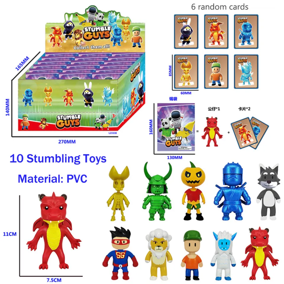 Stumble Guys Toys, 8Pcs 2.6 inches PVC Stumble Guys Figures, Character  Figures for Collecting, Decorating and Playing