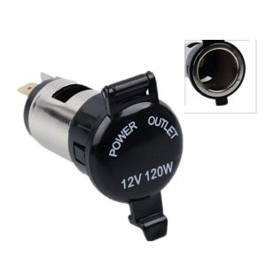 {Local Delivery} HLINKEY 12V 24V 120W 250W Car Chargers Motorcycle c  i - ga  rette Power Socket Outlet Plug for Car Boat Motorcycle Tractor