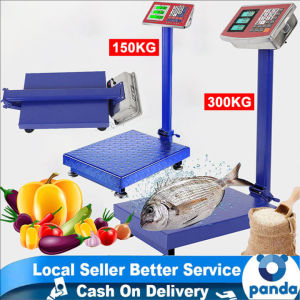 LUGG【Local Delivery/COD】English Version heavy duty 300KG High Accuracy Industrial Digital Folding food Electronic Scales Electronic Price Computing Platform 150Kg Capacity Scale Express Scale Weighing Digital Kitchen Weight Sacle