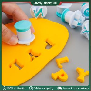 26Pcs Alphabet Number Letter Stamp Molder For Cake Cookie Fondant Cutter Mold Baking Tools