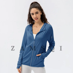 Jaket Anti UV Wanita - Jaket Pelindung Sinar Matahari Cocok untuk Olahraga Outdoor & Motor